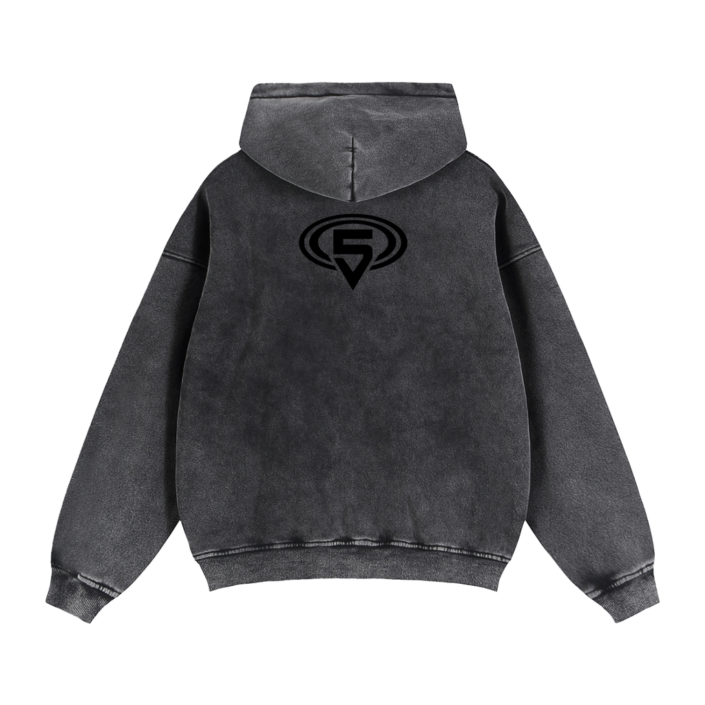 Double-Zip Fleece Hoodie