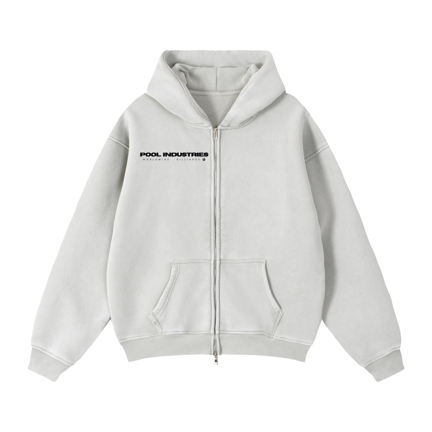 Double-Zip Fleece Hoodie