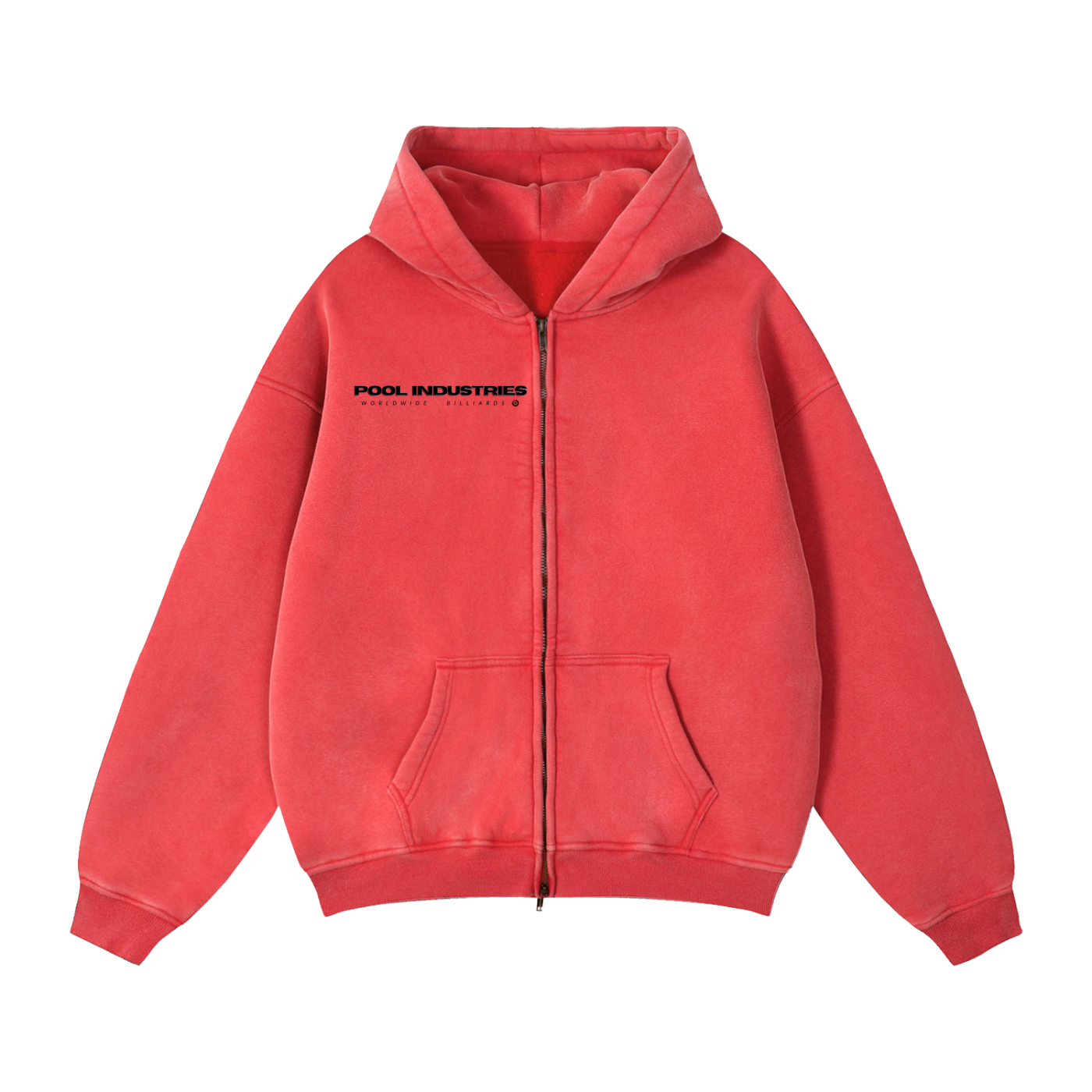 Double-Zip Fleece Hoodie