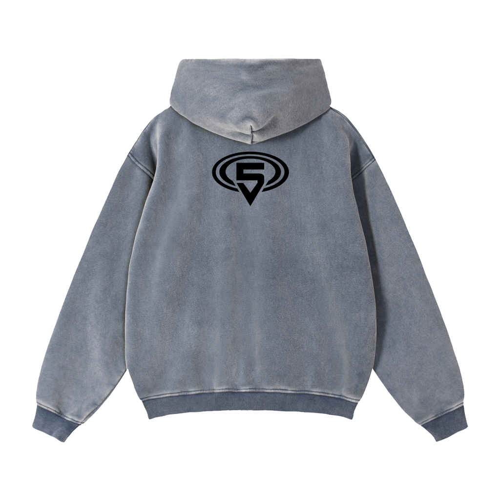 Double-Zip Fleece Hoodie