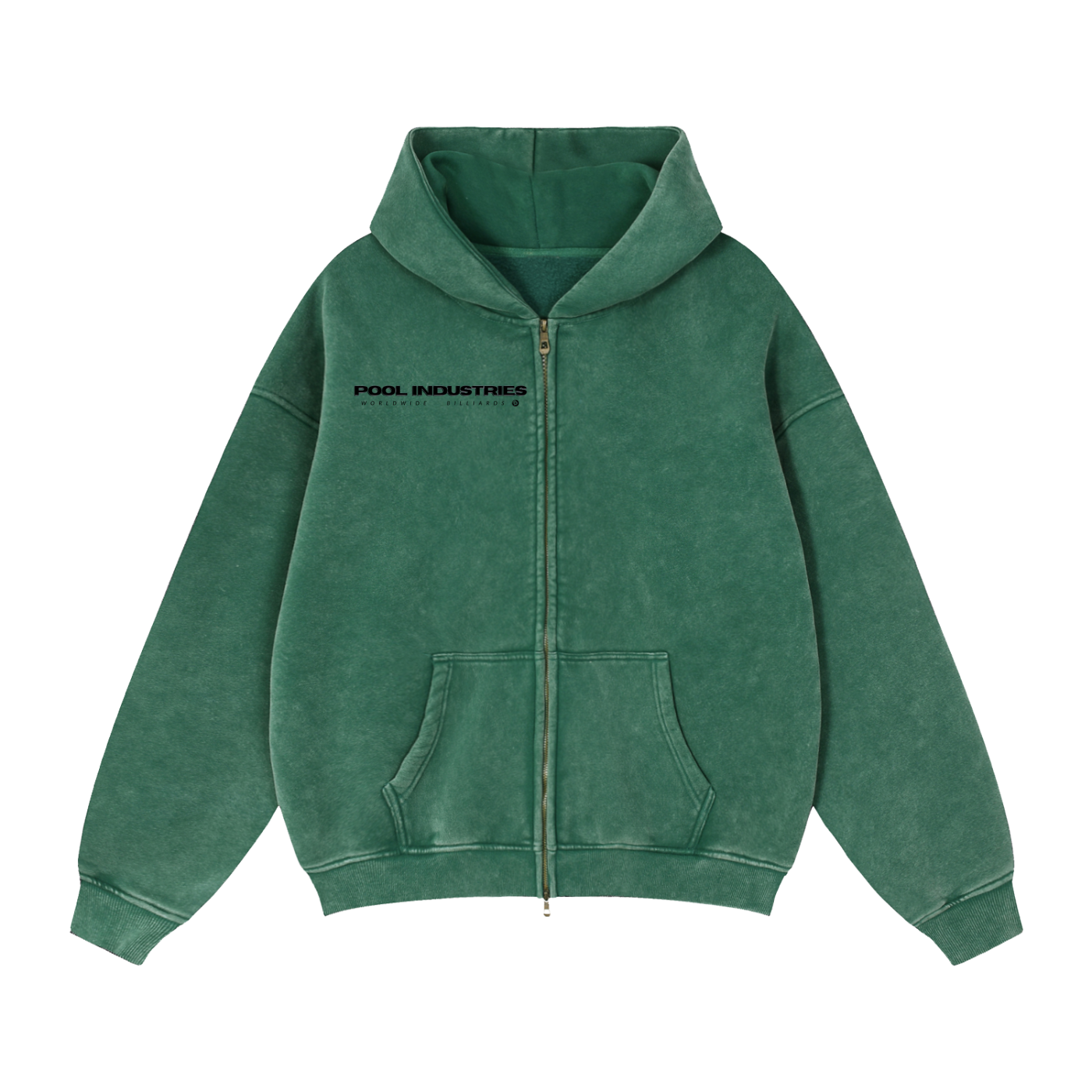 Double-Zip Fleece Hoodie