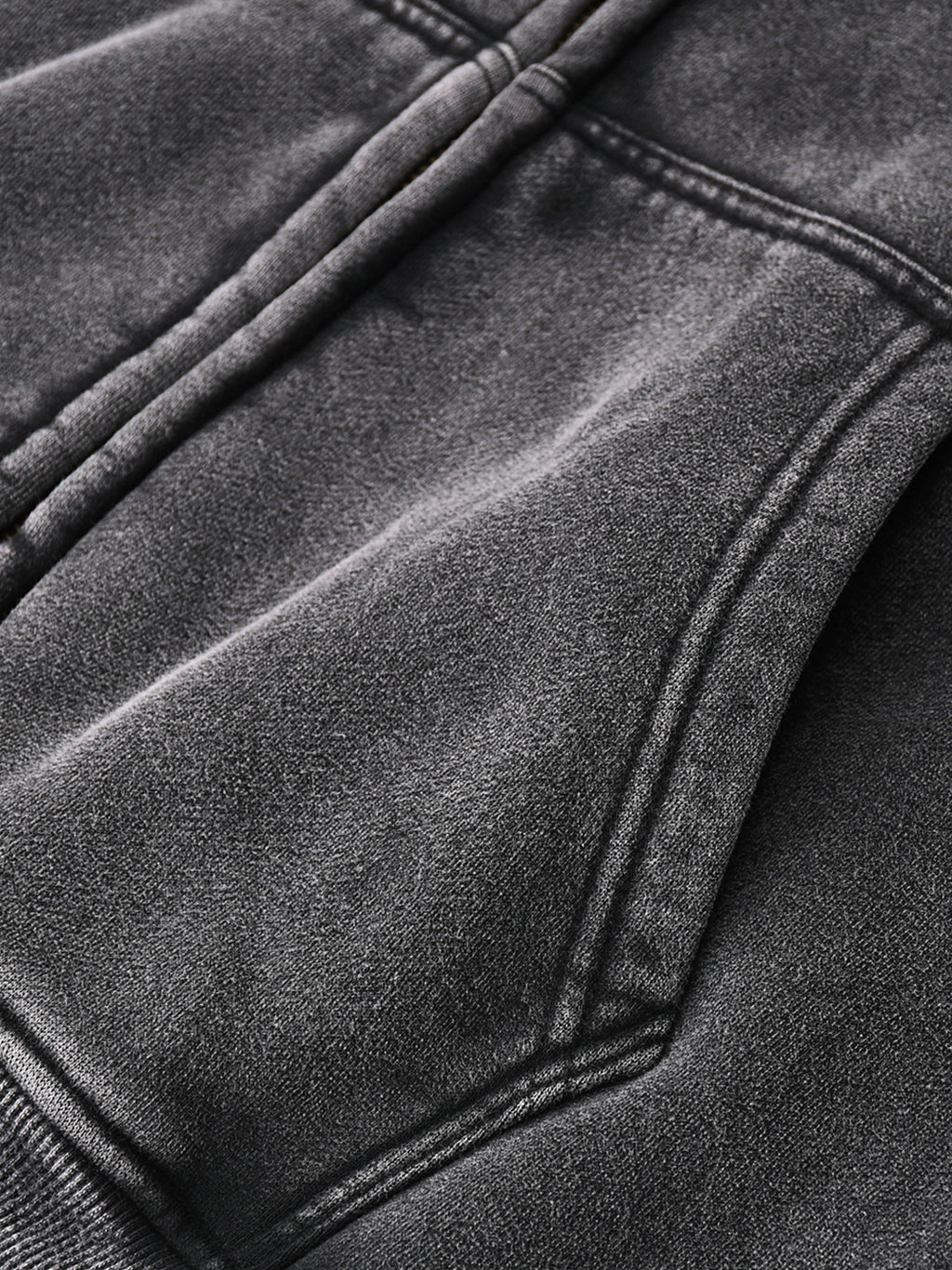 Double-Zip Fleece Hoodie
