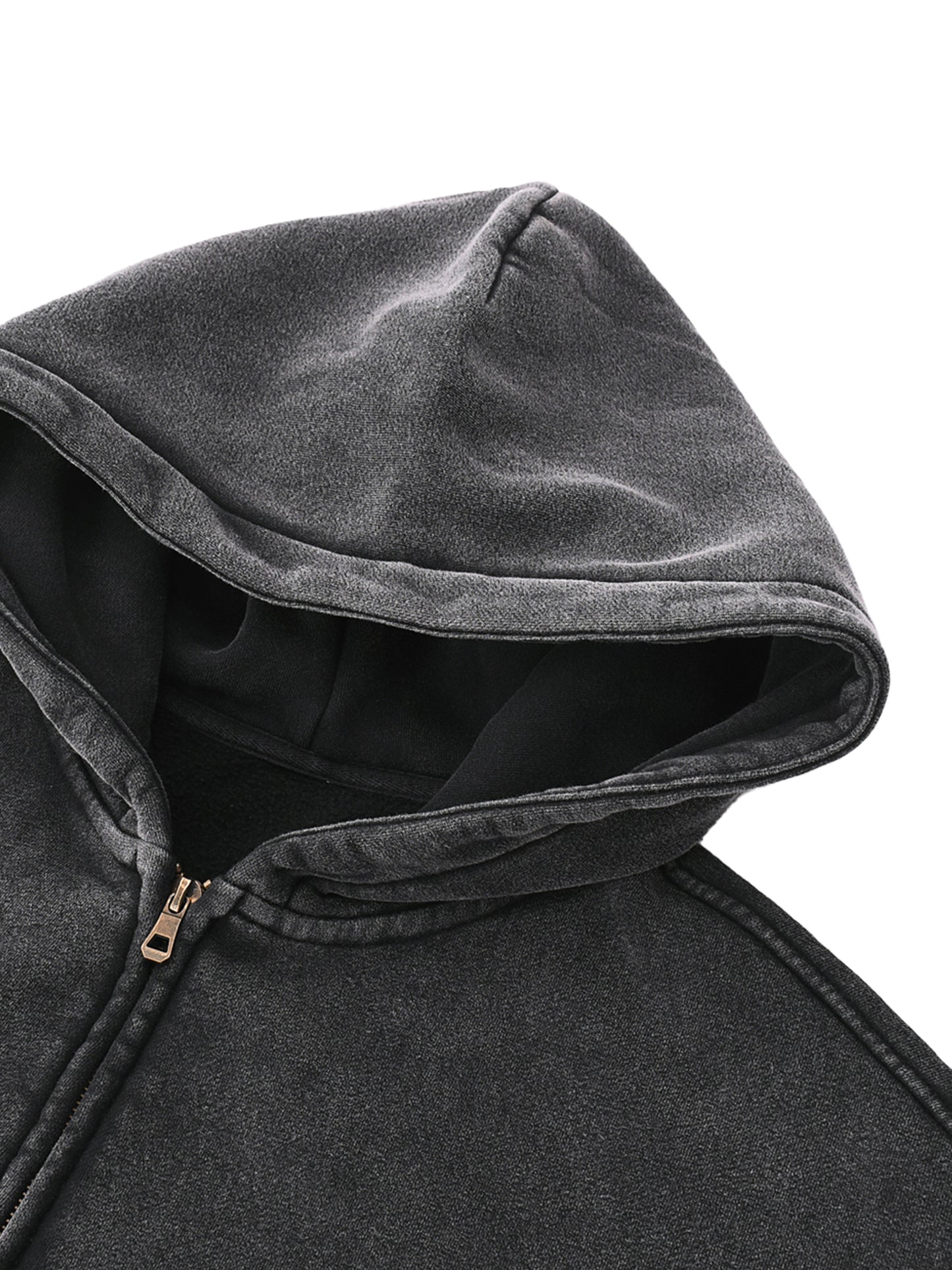 Double-Zip Fleece Hoodie