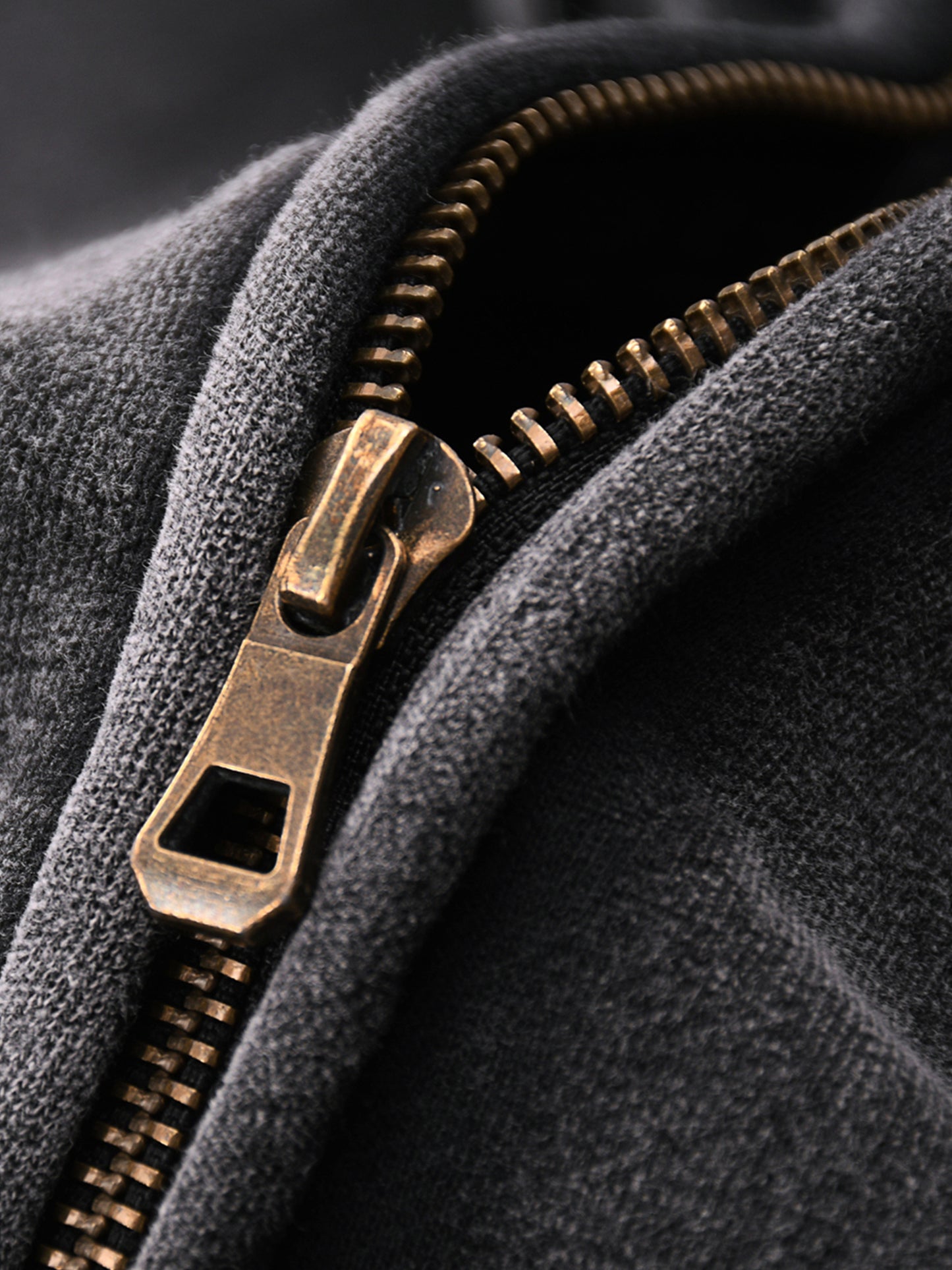 Double-Zip Fleece Hoodie